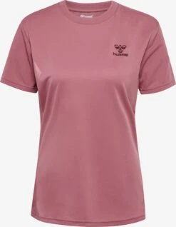Hummel T-shirts Functioneel Shirt Dames Roodviolet