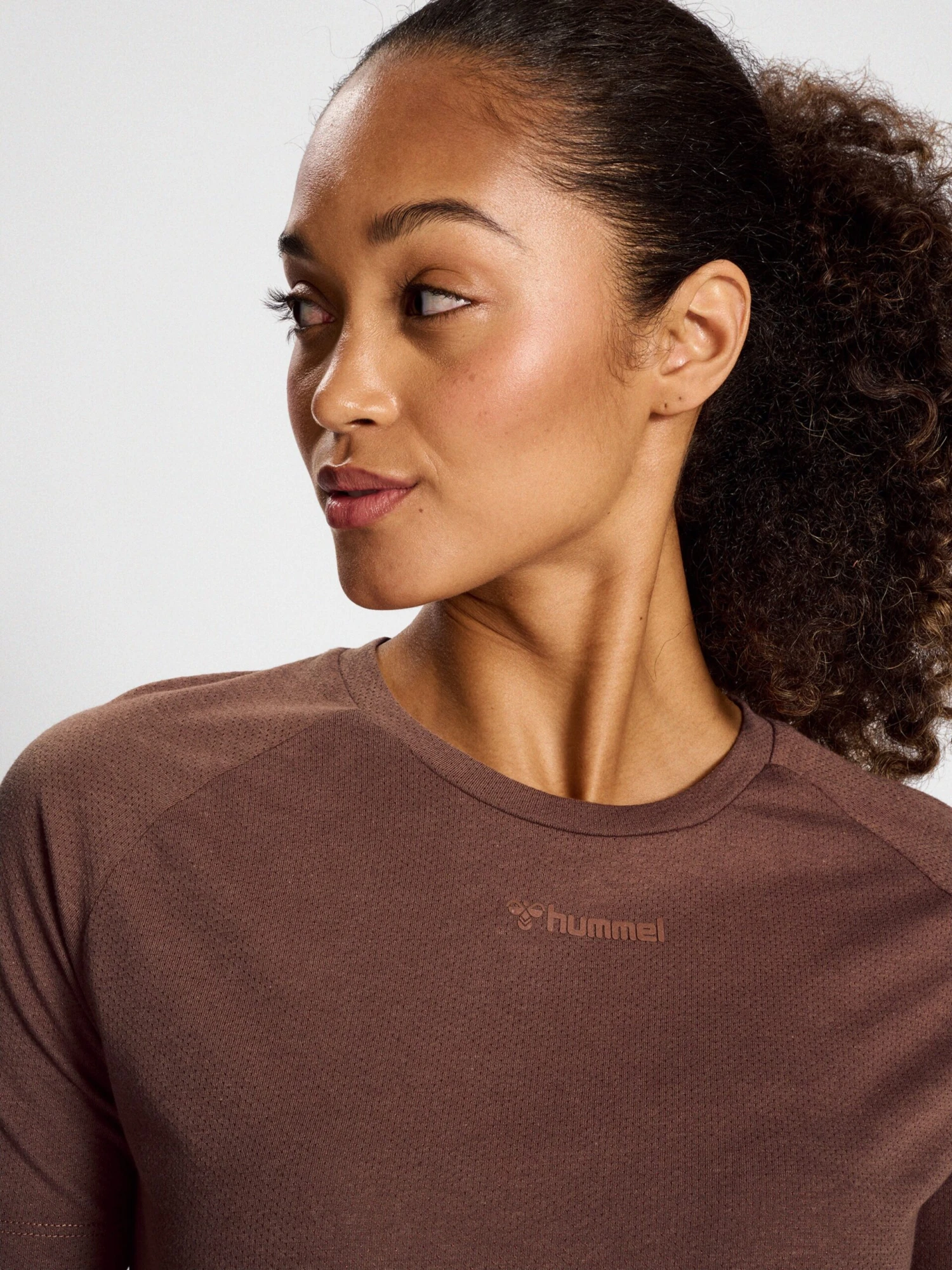 Hummel T-shirts Functioneel Shirt Dames Sepia 10 Hummel T-shirts Functioneel Shirt Dames Sepia - Afbeelding 8