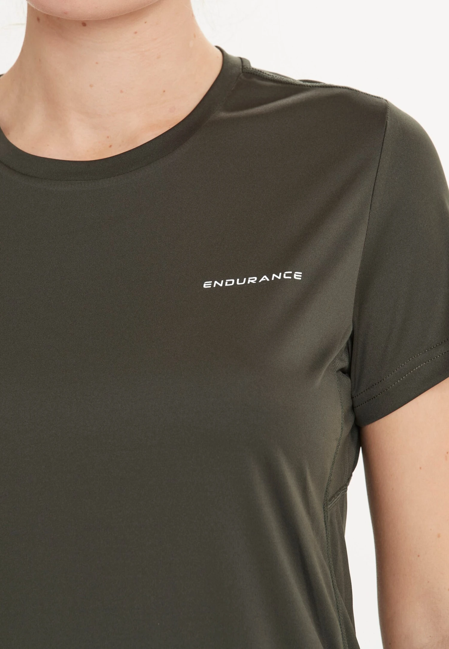 Endurance T-shirts Functioneel Shirt Milly Dames Donkergroen 8 Endurance T-shirts Functioneel Shirt Milly Dames Donkergroen - Afbeelding 6