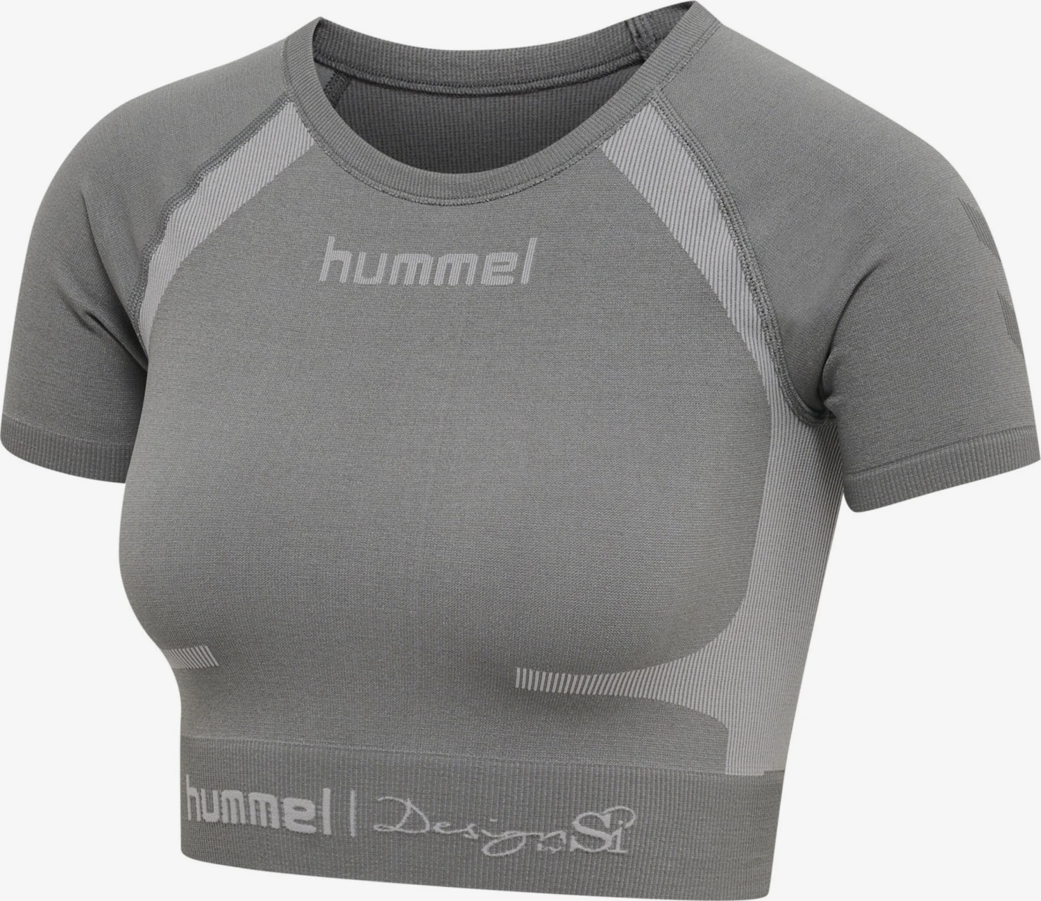 Hummel T-shirts Functioneel Shirt Dames Stone Grey / Lichtgrijs 4 Hummel T-shirts Functioneel Shirt Dames Stone Grey / Lichtgrijs - Afbeelding 2