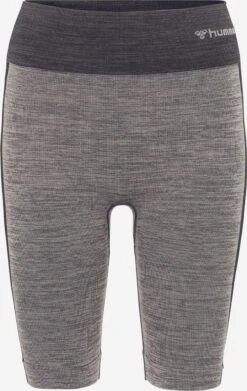 Hummel Shorts Skinny Sportbroek Dames Grijs