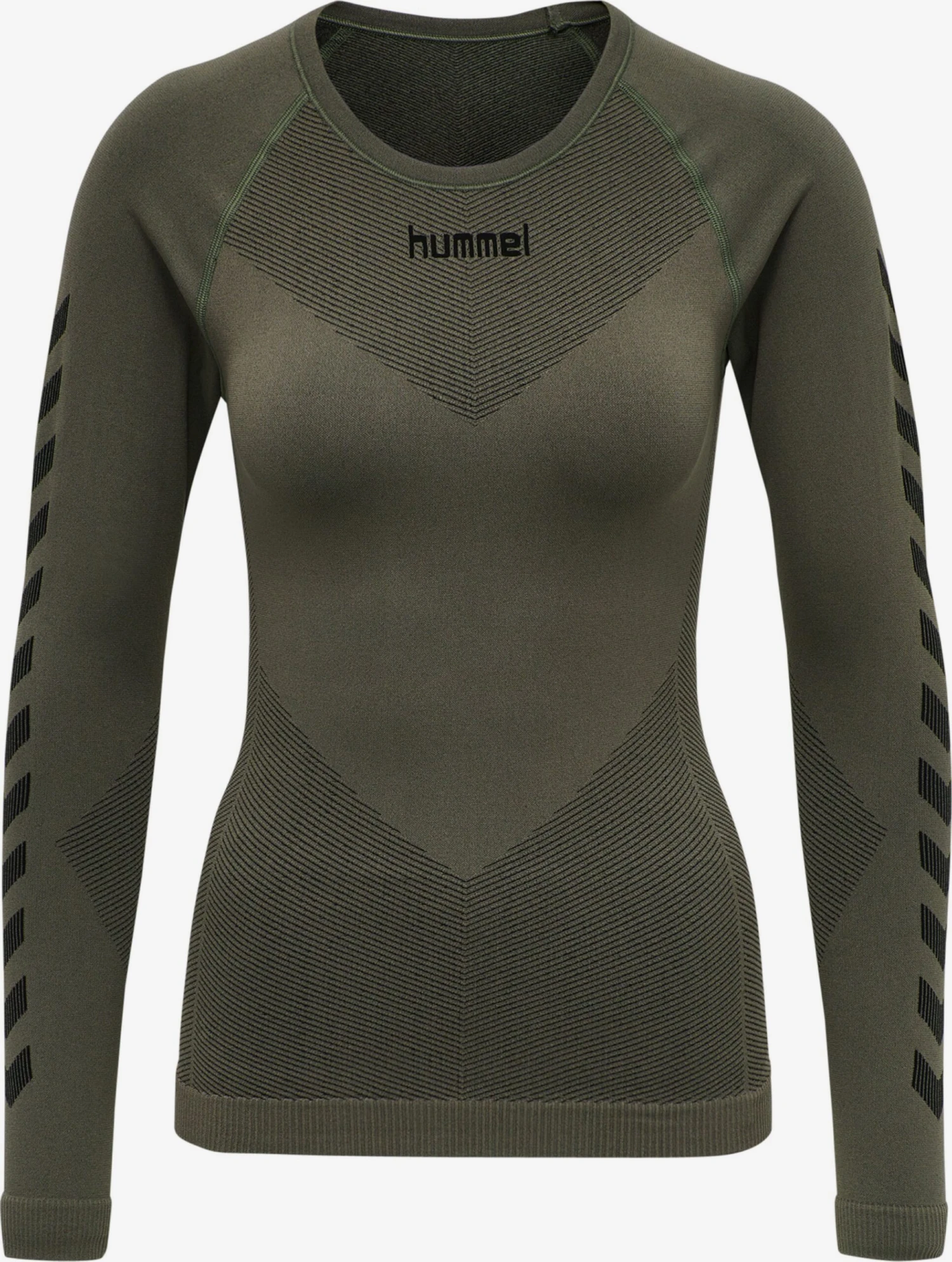 Hummel Longsleeves Functioneel Shirt Dames Taupe 3 Hummel Longsleeves Functioneel Shirt Dames Taupe