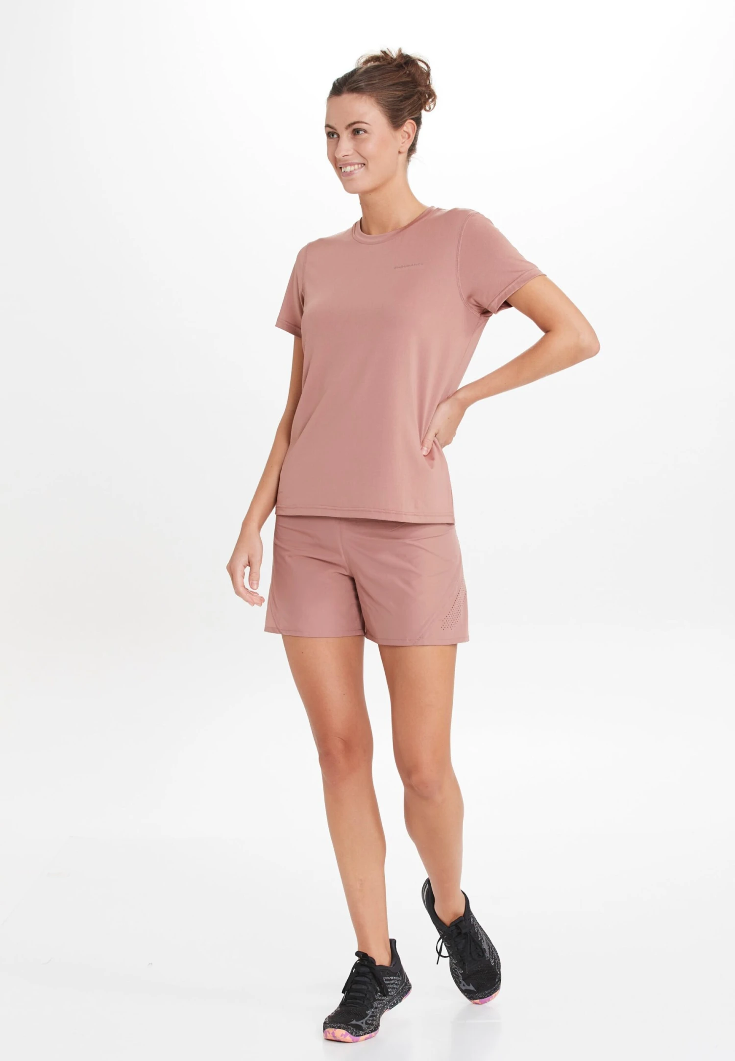 Endurance T-shirts Functioneel Shirt Yonan Dames Abrikoos 6 Endurance T-shirts Functioneel Shirt Yonan Dames Abrikoos - Afbeelding 4