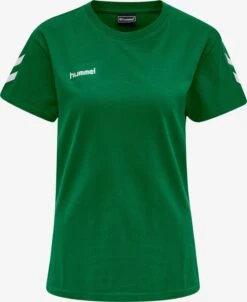 Hummel T-shirts Functioneel Shirt Dames Groen