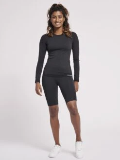 Hummel Longsleeves Functioneel Shirt Dames Zwart Gemêleerd -Hummel Winkel d08e72a9c0bbca6cd77f6aaa18ff5373