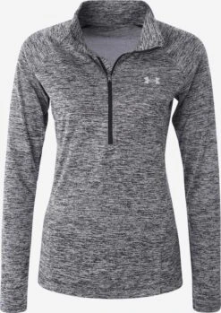 Under Armour Longsleeves Functioneel Shirt Dames Grafiet