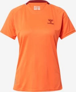 Hummel T-shirts Functioneel Shirt Ongrid Dames Oranje