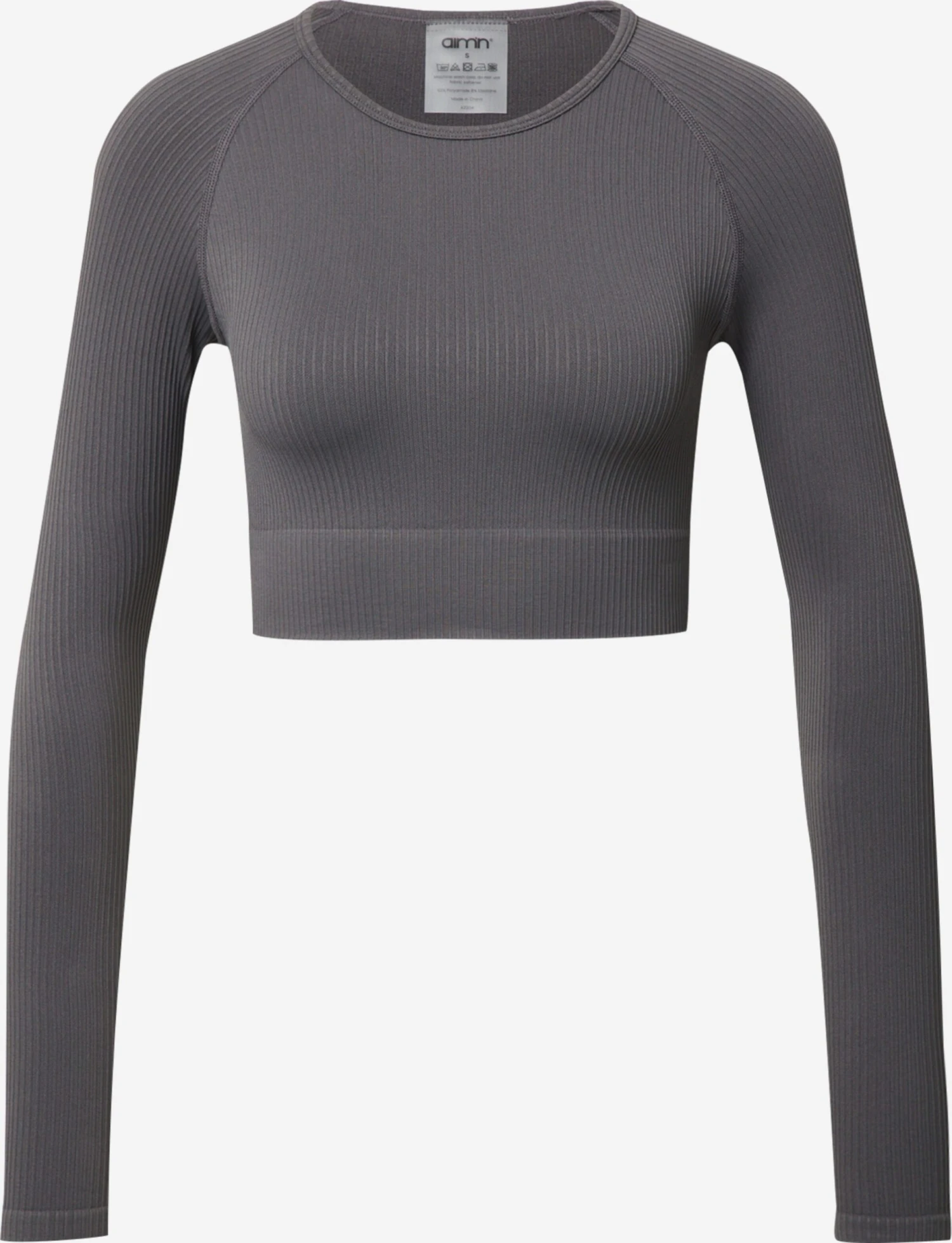 Aim'n Longsleeves Functioneel Shirt Dames Donkergrijs 3 Aim'n Longsleeves Functioneel Shirt Dames Donkergrijs