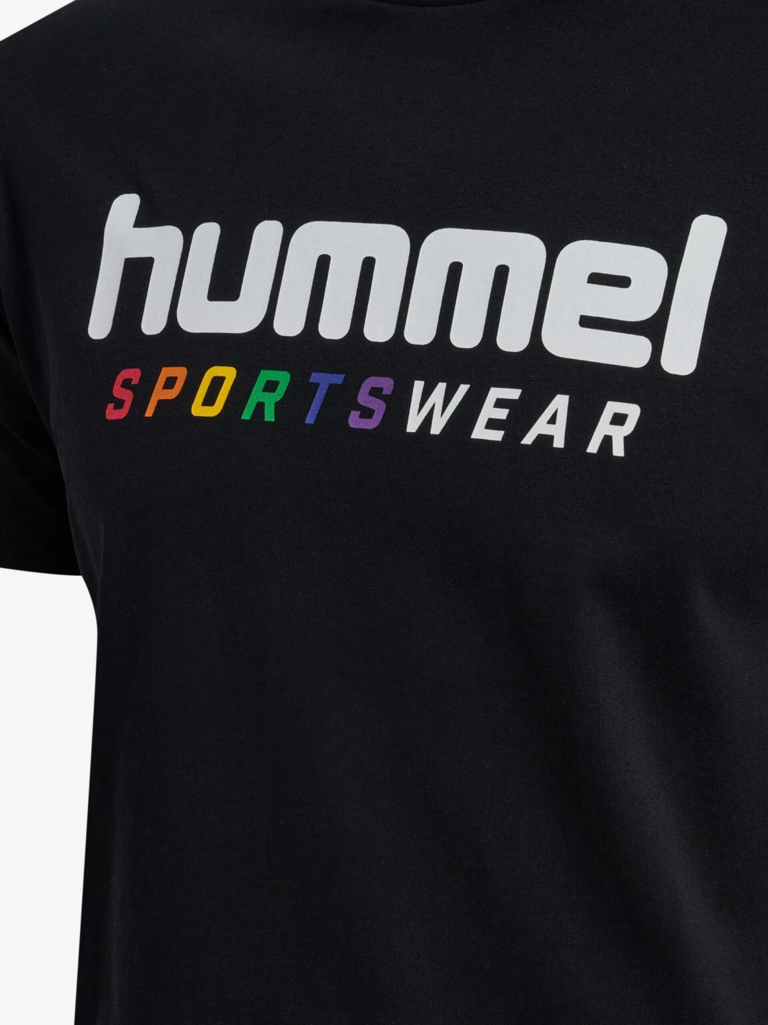 Hummel T-shirts Functioneel Shirt RAINBOW Dames Zwart 5 Hummel T-shirts Functioneel Shirt RAINBOW Dames Zwart - Afbeelding 3