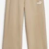 Puma Lange Broeken Regular Sportbroek Dames Beige