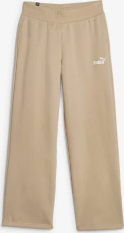 Puma Lange Broeken Regular Sportbroek Dames Beige